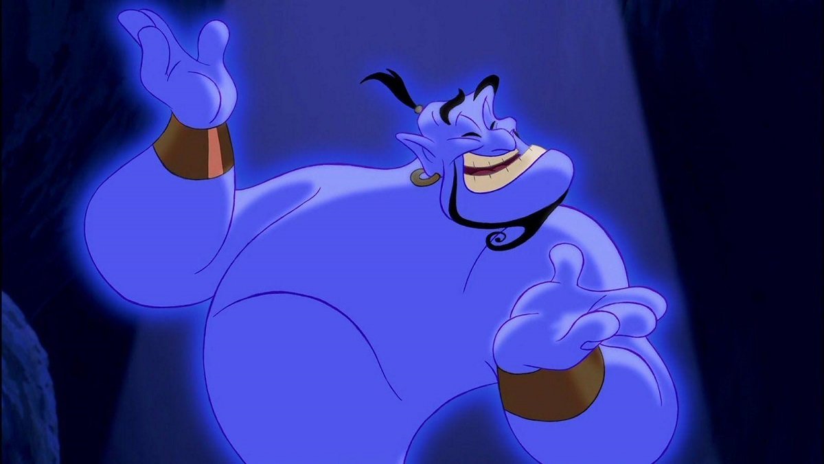 The Genie from Aladdin, voiced by Robin Williams.