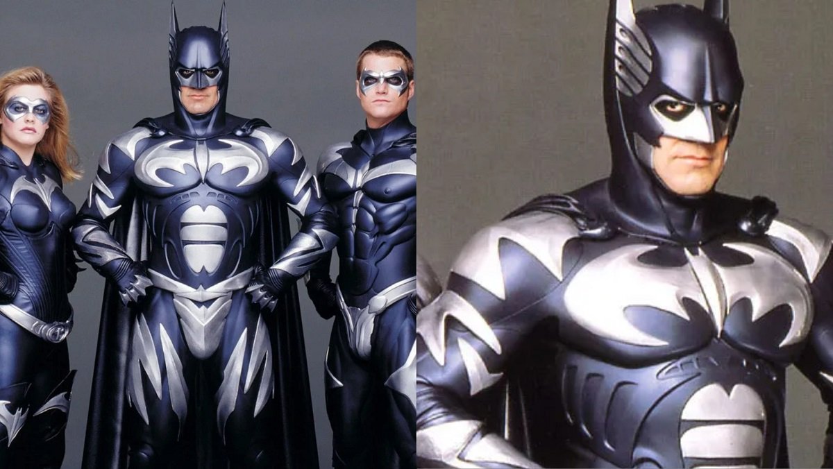 The ice costume worn by George Clooney's Batman in 1997's Batman and Robin. 