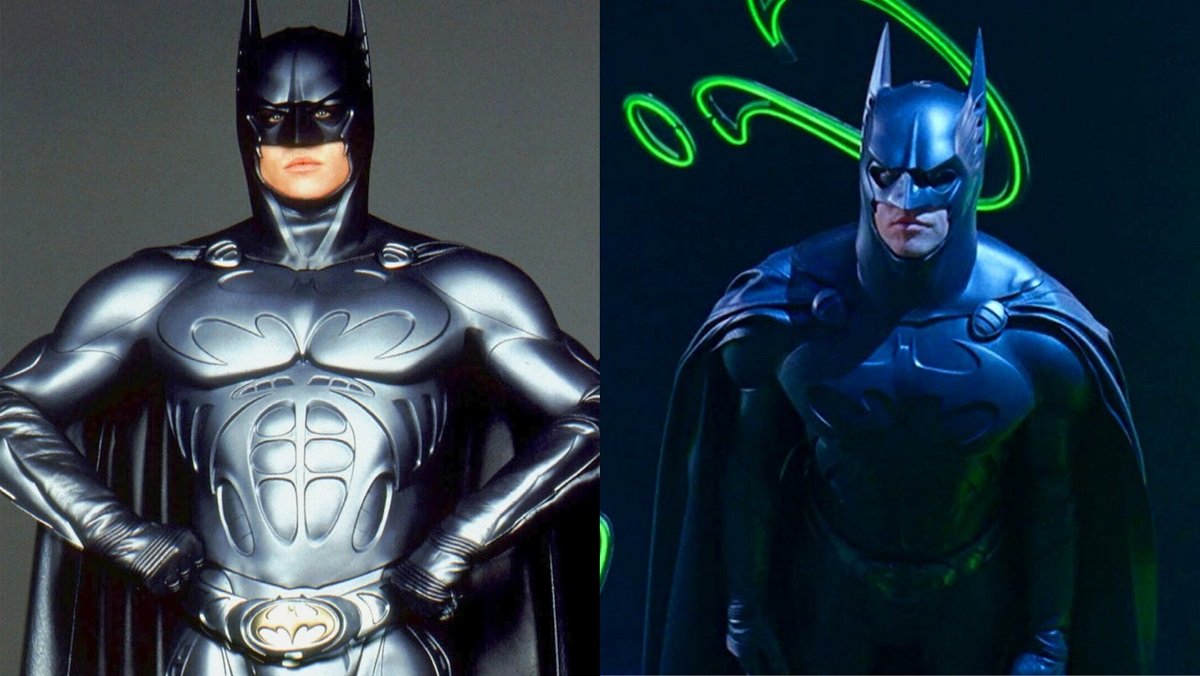 Val Kilmer's chrome sonar suit from the finale of Batman Forever. 