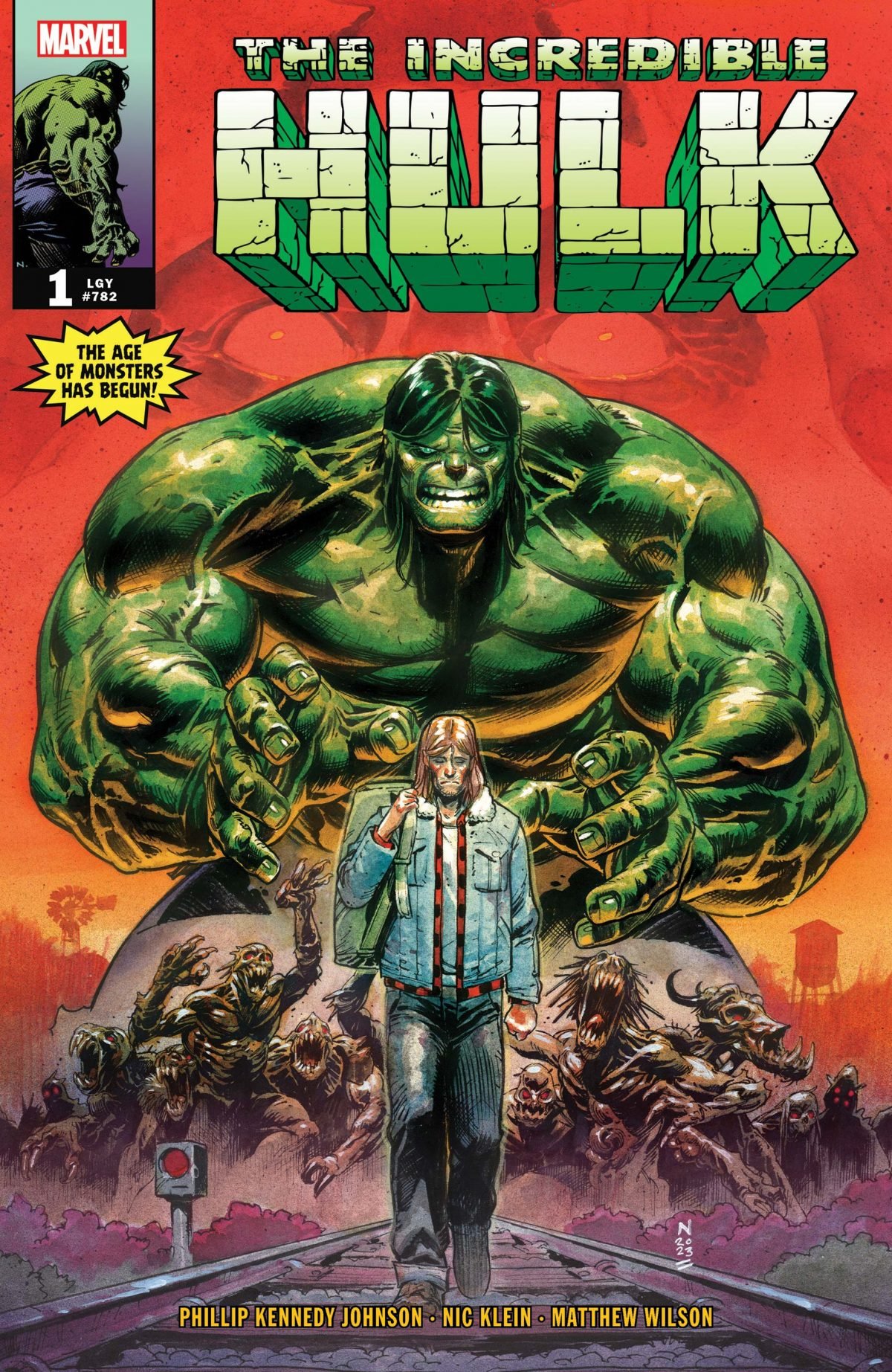 Incredible Hulk comic cover.