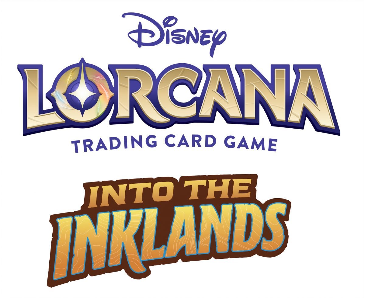 The stacked logo for Disney Lorcana: Into the Inklands