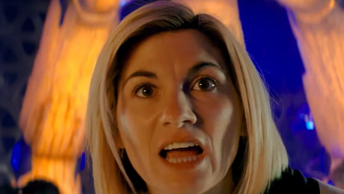 Jodie Whittaker as Thirteenth Doctor speaks to camera in Doctor Who Flux teaser