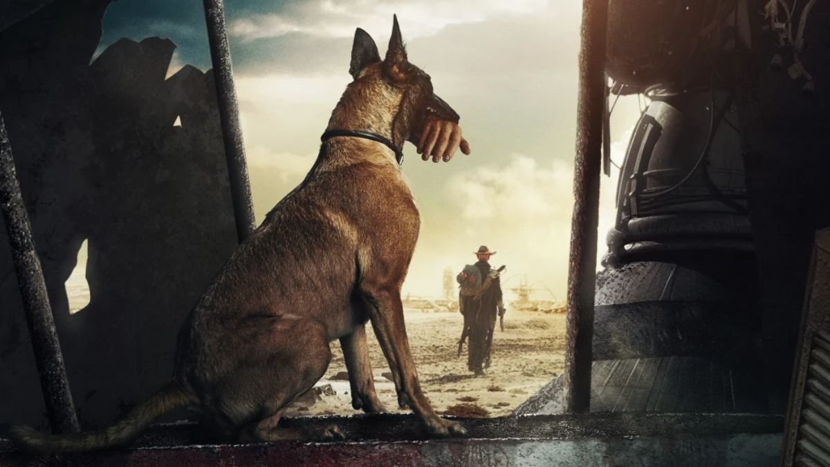 Dogmeat like character CX404 in Prime Video live-action fallout series adaptation