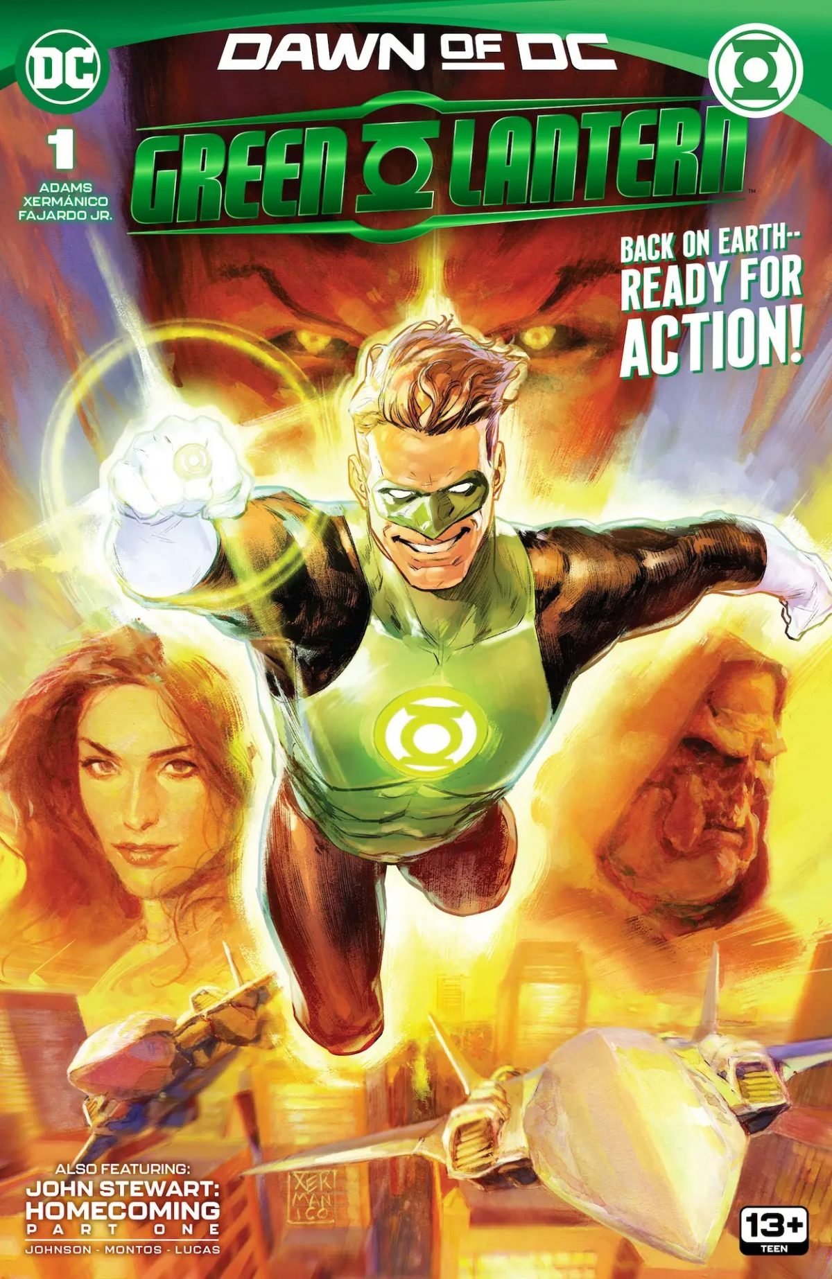 Green Lantern #1 2023 cover.