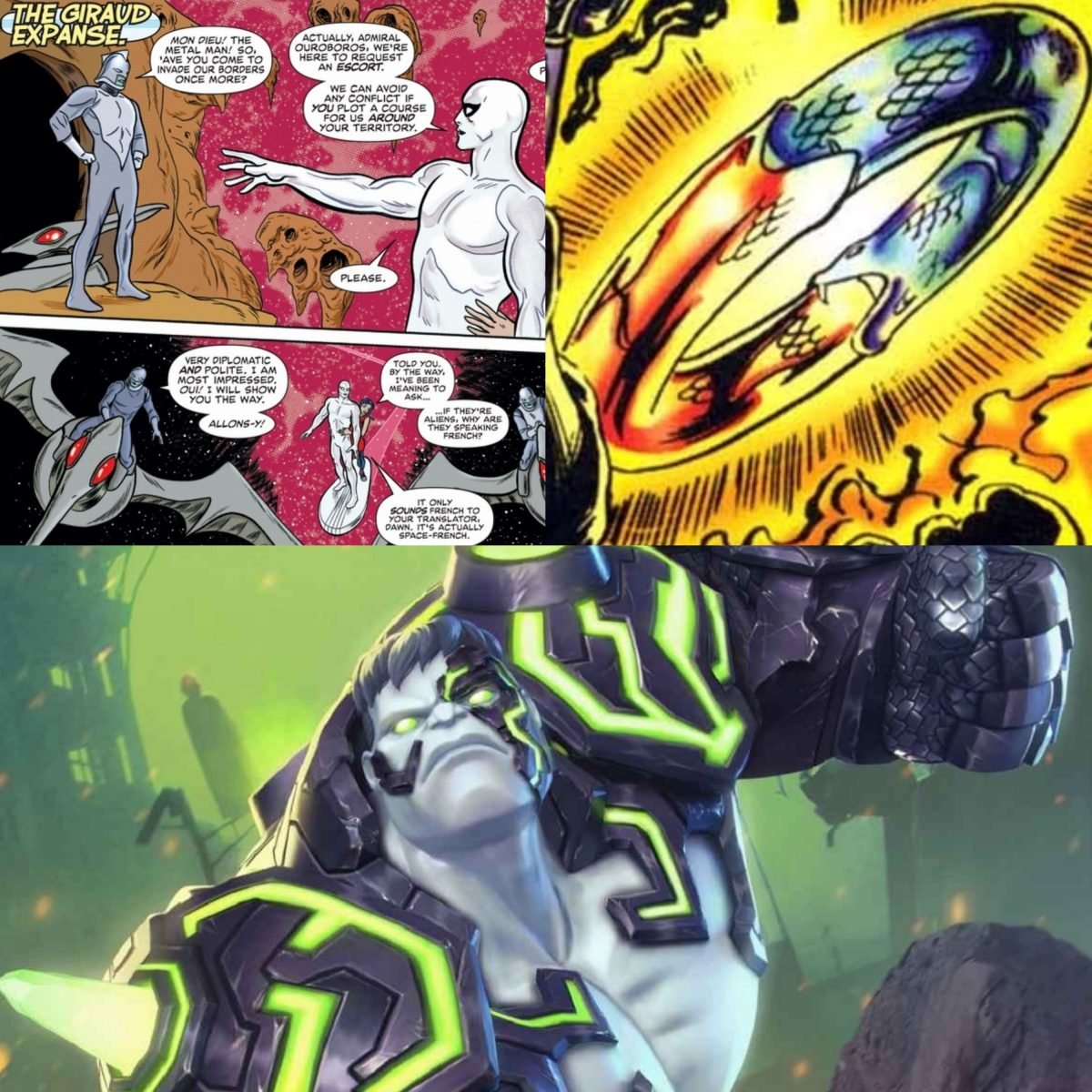 The different uses of the name Ouroboros in Marvel Comics. 