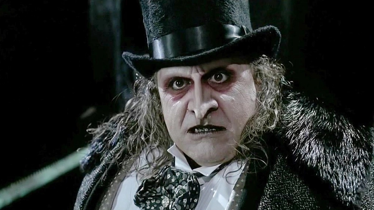 Danny DeVito as he appears as the Penguin in Tim Burton's Batman Returns.