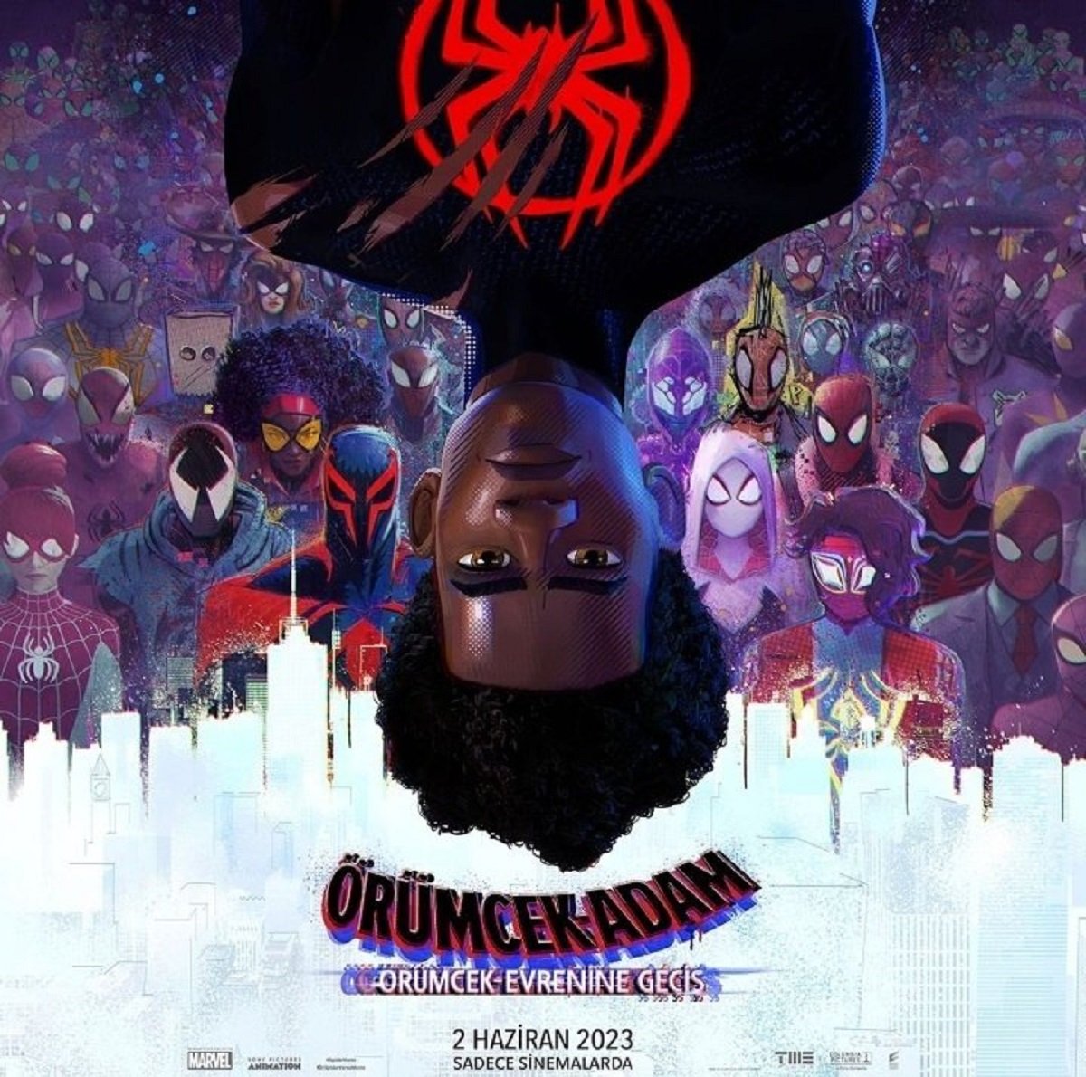 Spider-Man: Across the Spider-Verse international poster.